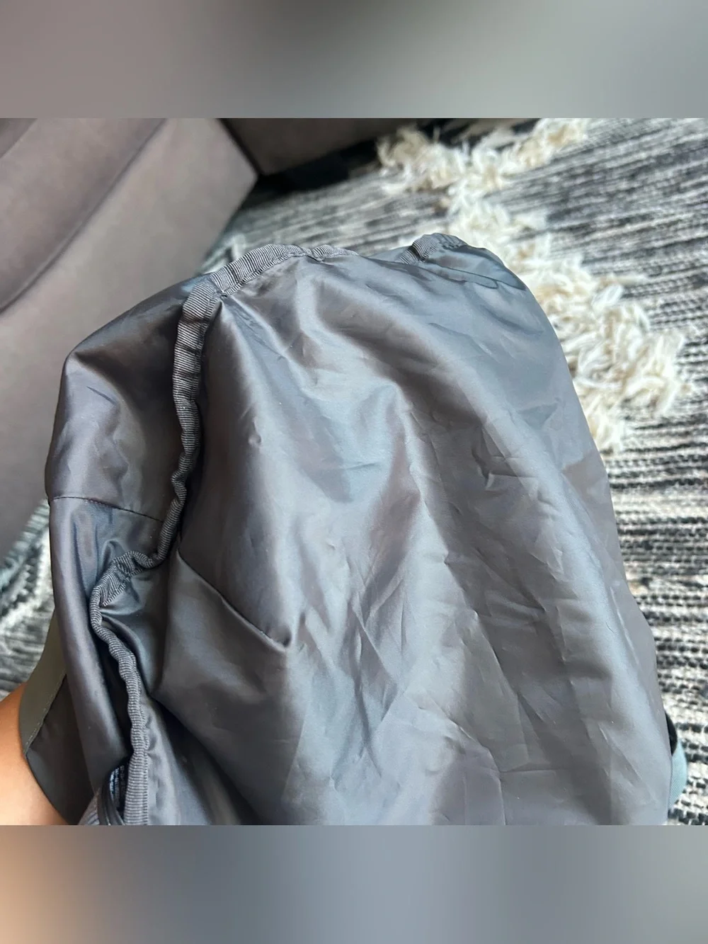 Uniqlo Large Drawstring Shoulder Bag